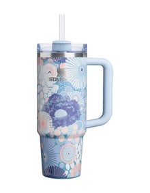QUENCHER H2.0 FLOWSTATE TUMBLER 30OZ BLUE DREAM WILDFLOWER