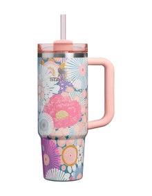 QUENCHER H2.O FLOWSTATE TUMBLER 30OZ SORBET WILDFLOWER