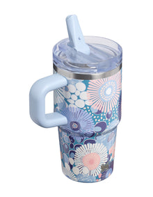 QUENCHER PROTOUR FLIP STRAW TUMBLER 20OZ BLUE DREAM WILDFLOWER