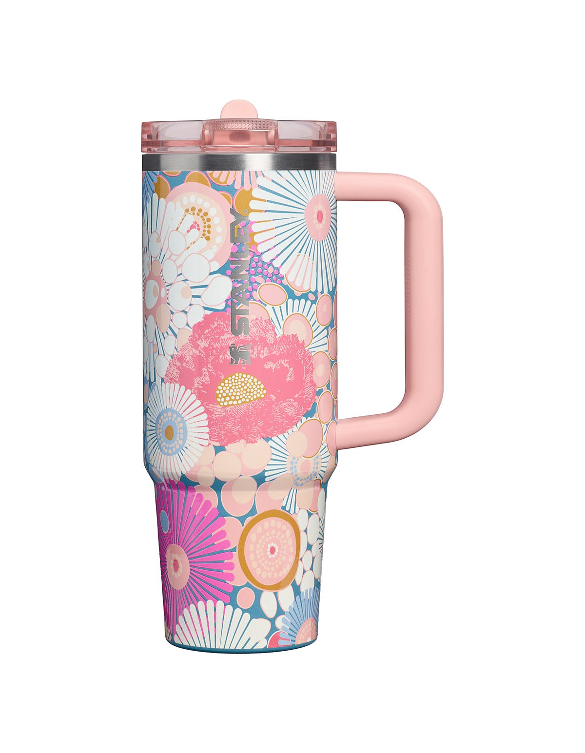 QUENCHER PROTOUR FLIP STRAW TUMBLER 30OZ SORBET WILDFLOWER