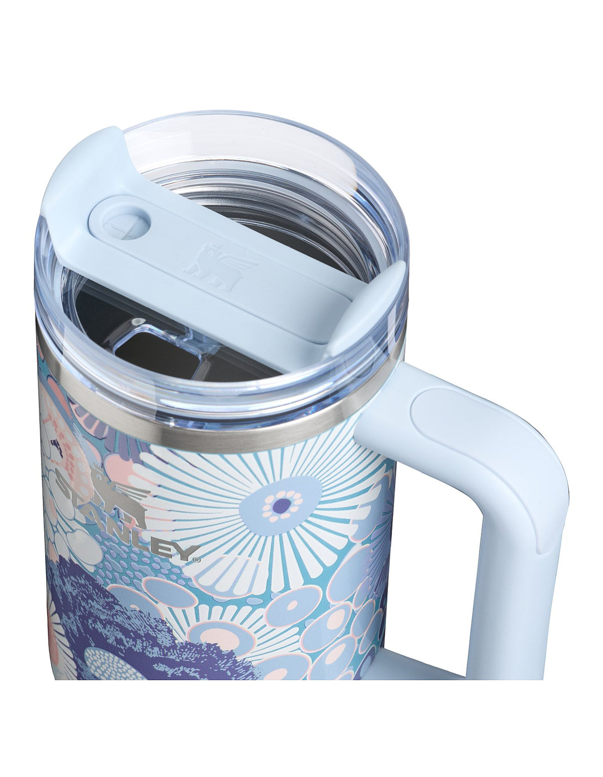 QUENCHER PROTOUR FLIP STRAW TUMBLER 30OZ BLUE DREAM WILDFLOWER