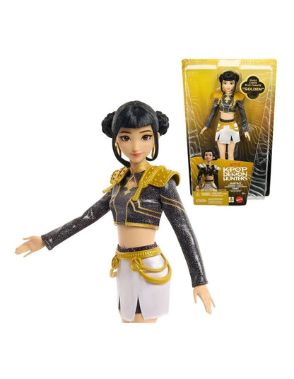 KPop Demon Hunters HUNTR/X Zoey Golden Singing Doll in Removable Outfit & 5 Posable Joints