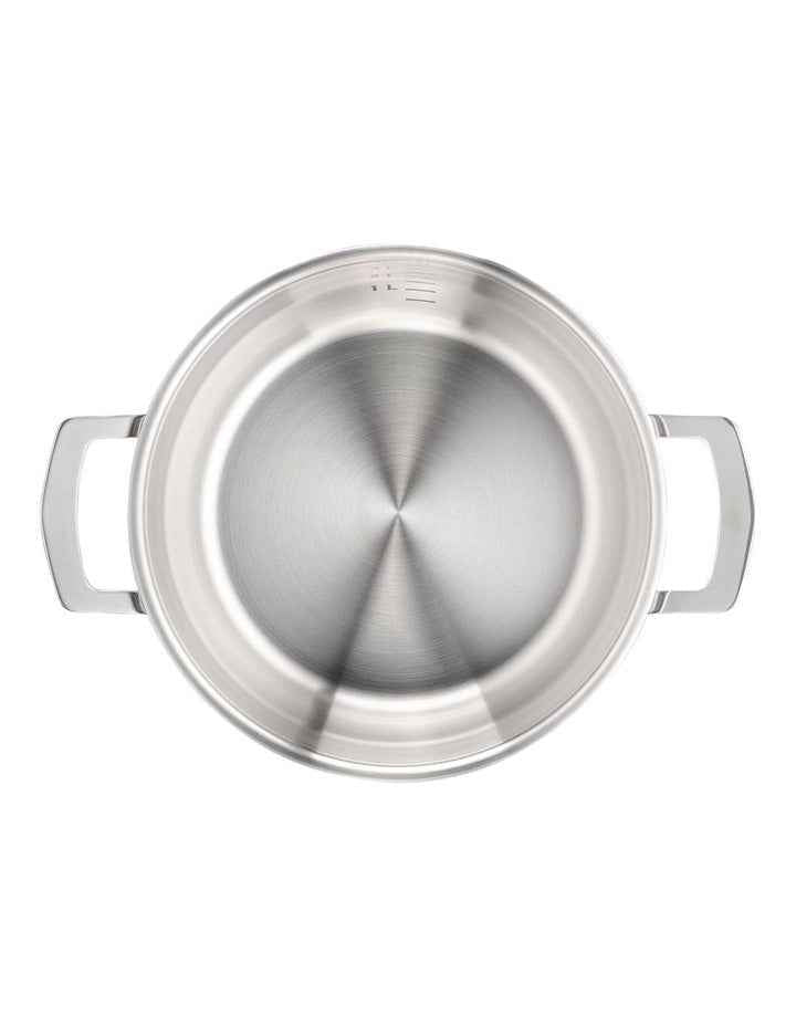 Emotion+ Gourmet Induction Uncoated Dutch Oven 24cm in Stainless Steel Uncoat
