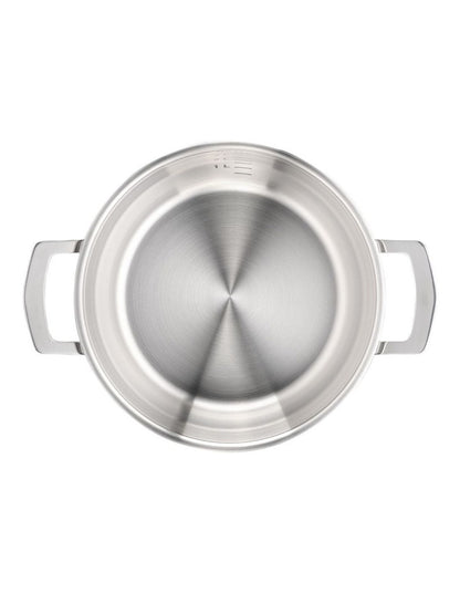 Emotion+ Gourmet Induction Uncoated Dutch Oven 24cm in Stainless Steel Uncoat