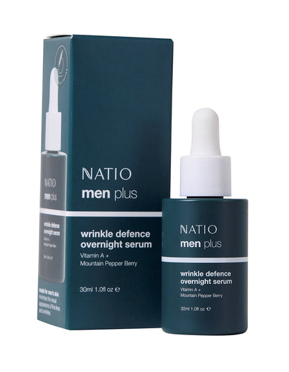 Men Plus Wrinkle Defence Overnight Serum 30ml
