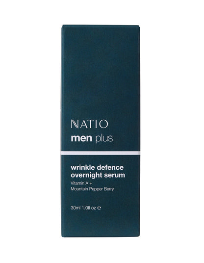 Men Plus Wrinkle Defence Overnight Serum 30ml
