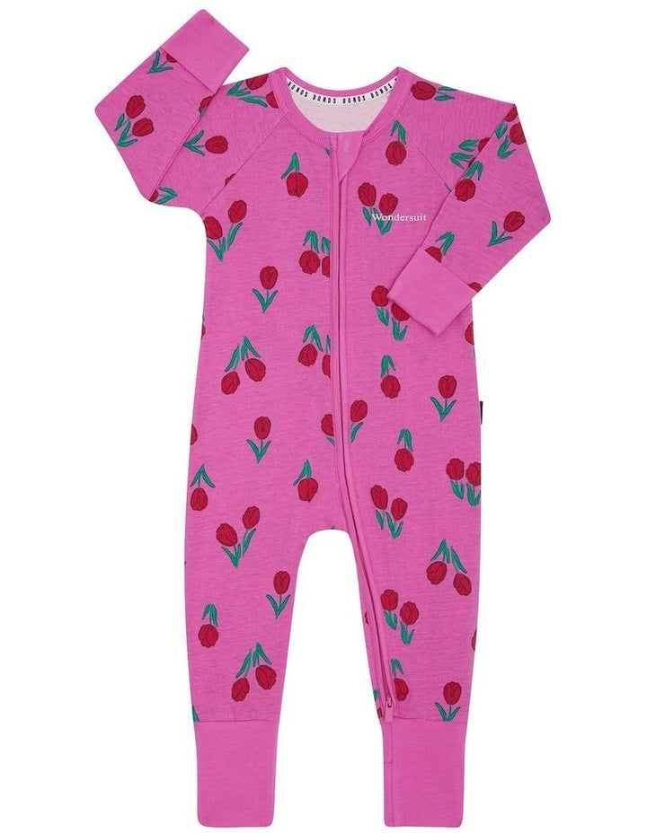 Zip Wondersuit in Petal Party