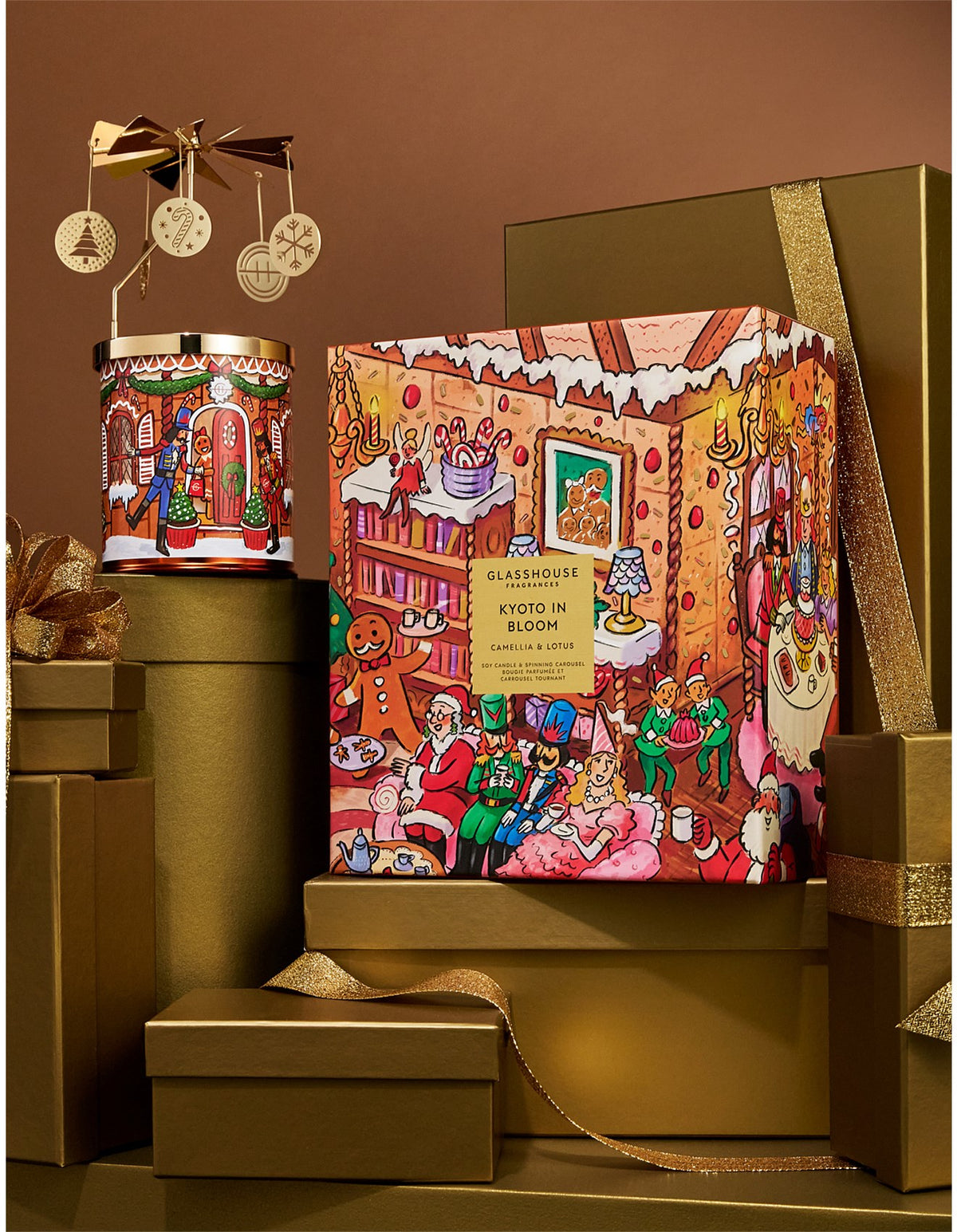 Kyoto in Bloom Spinning Carousel 380g Gift Set