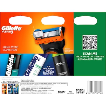 Gillette Fusion 5 Razor Blades Replacement Cartridges 12 pack