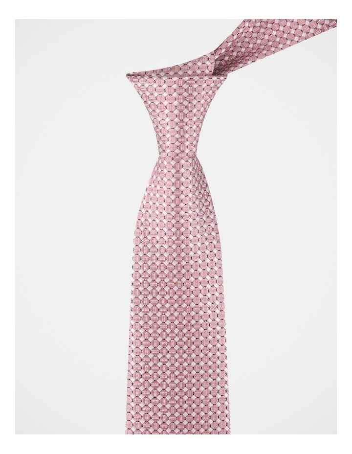 Jaquard Tie in Rose