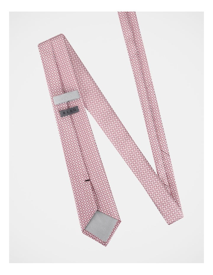 Jaquard Tie in Rose