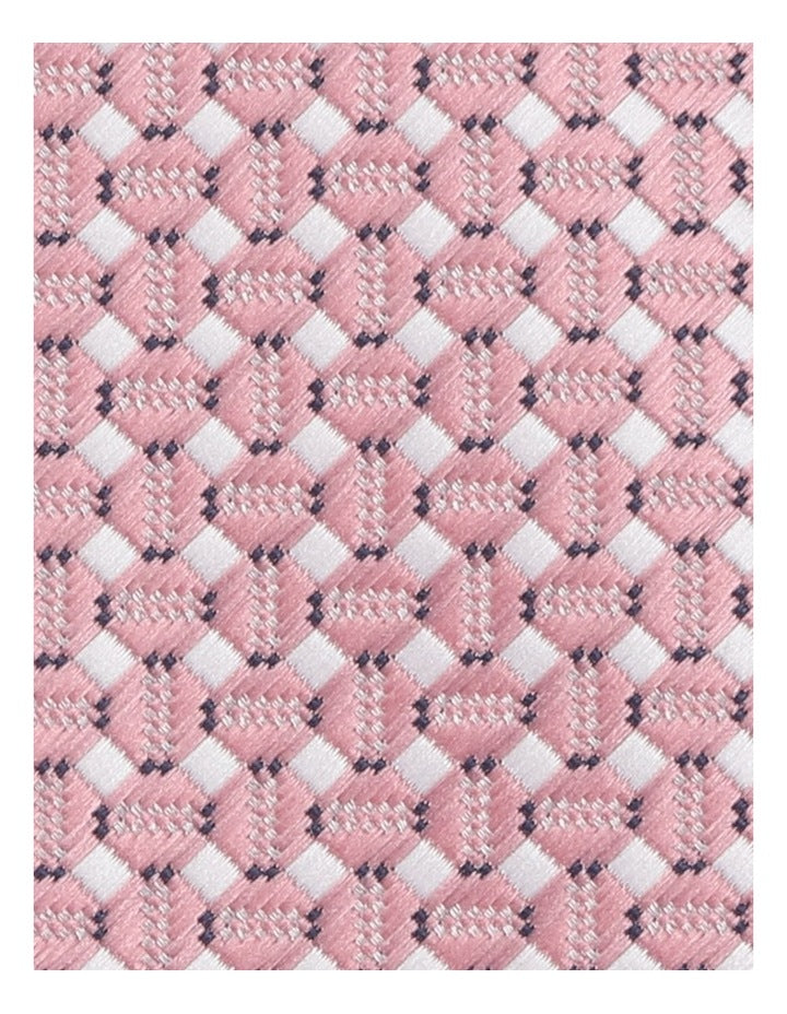Jaquard Tie in Rose