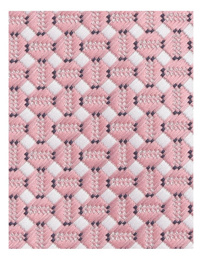 Jaquard Tie in Rose