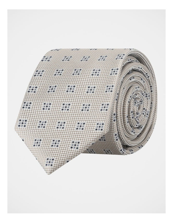 Jaquard Tie Cream