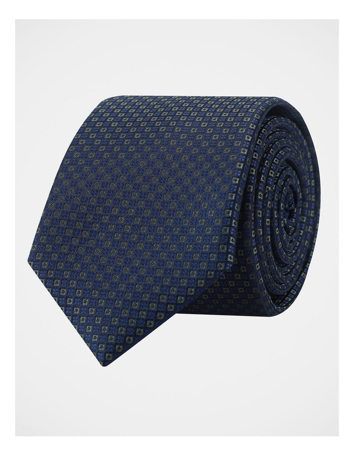 Diamond Tie in Navy