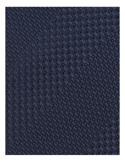 Textured Stripe Tie in Navy