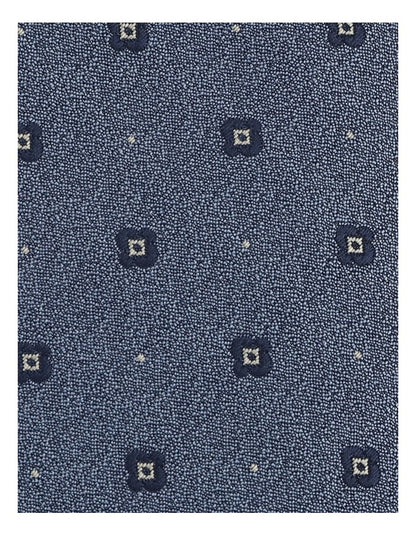 BLAQ JACUARD TIE BLUE