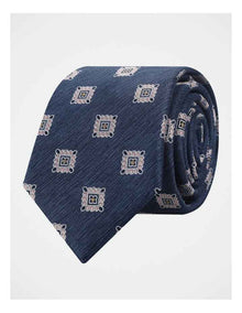 Jackquard Tie NAVY
