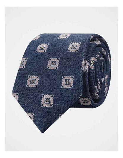 Jackquard Tie NAVY