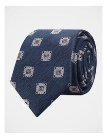 Jackquard Tie NAVY