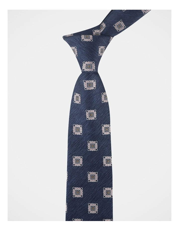 Jackquard Tie NAVY