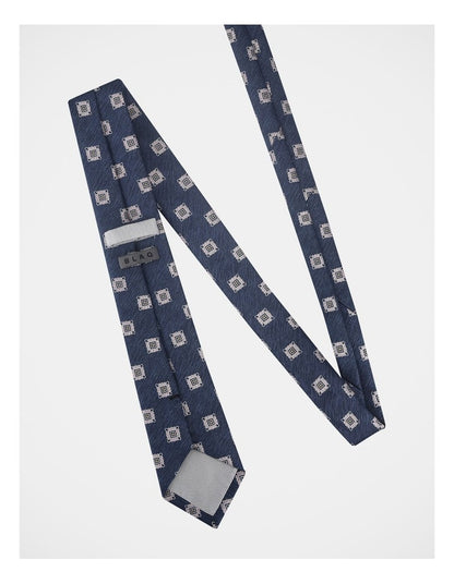 Jackquard Tie NAVY