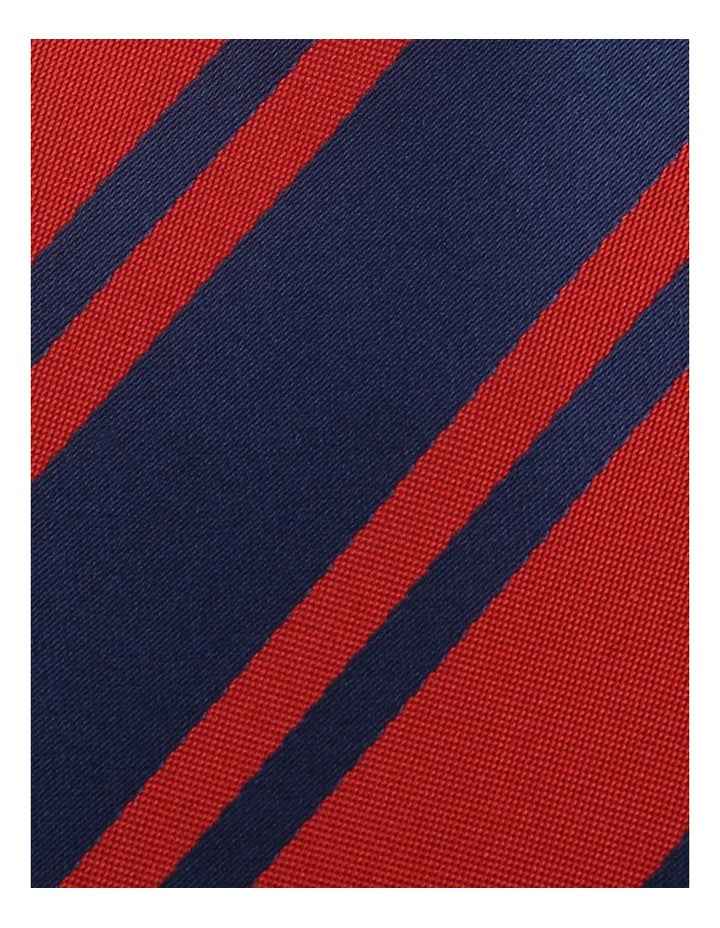 Stripe Tie in Red/Navy