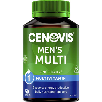 Cenovis Men's Once Daily Multivitamin Capsules 50 Pack