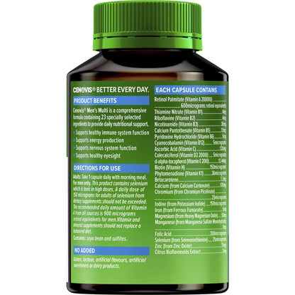 Cenovis Men's Once Daily Multivitamin Capsules 50 Pack