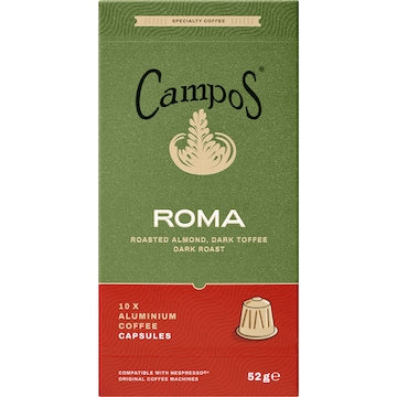 Campos Roma Coffee Capsules 10 pack