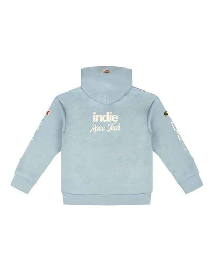 The Race Tech Hoodie (3-7 Years) in Water Blue