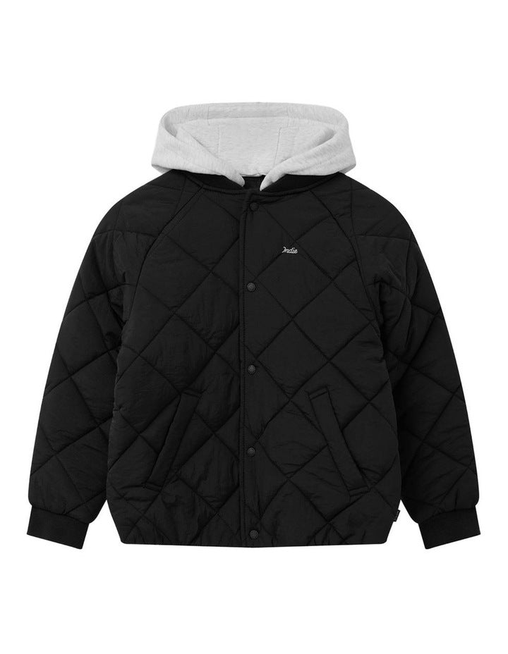 The Columbia Jacket (8-16 Years) in Solid Black