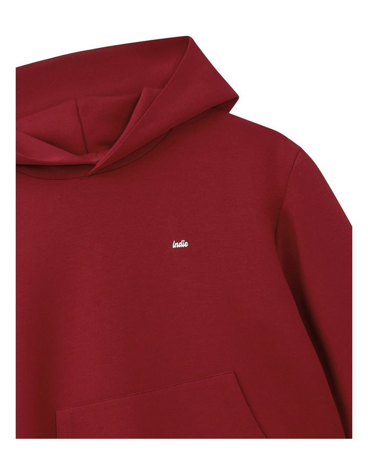 The Holloway Hoodie (8-16 Years) in Fire Red
