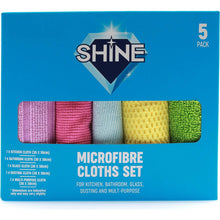 Shine Microfibre Cloth Set 5 Pack
