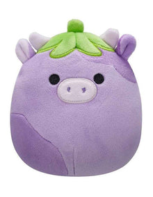 Frederick The Plush Eggplant Cow 7.5 inch