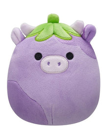 Frederick The Plush Eggplant Cow 7.5 inch