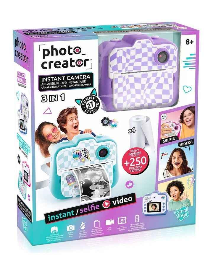 3 in 1 Photo Creator Instant Camera