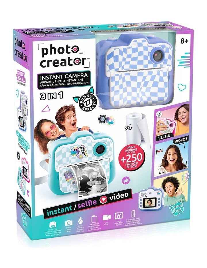 3 in 1 Photo Creator Instant Camera