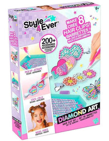 Diamond Art Hair Clips Set
