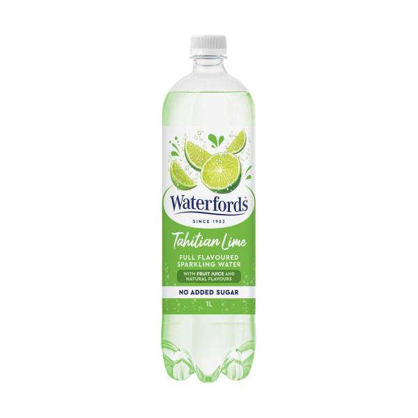 WATERFORDS TAHITIAN LIME SPARKLING WATER 1 LITRE