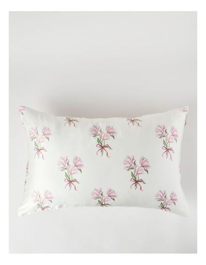 Luxe Silk Pillowcase in Pink Tulip