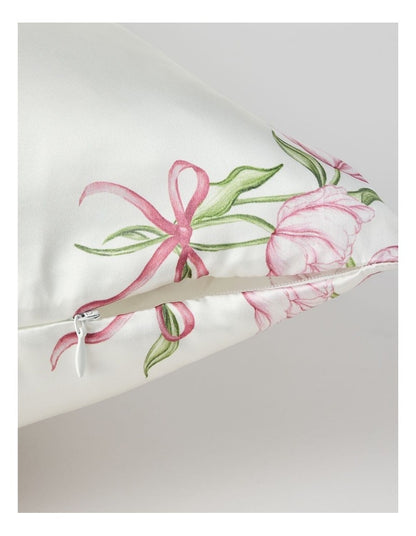 Luxe Silk Pillowcase in Pink Tulip