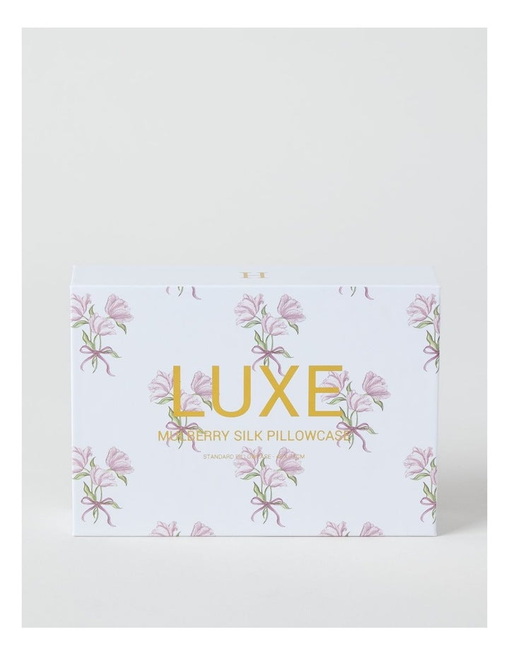 Luxe Silk Pillowcase in Pink Tulip