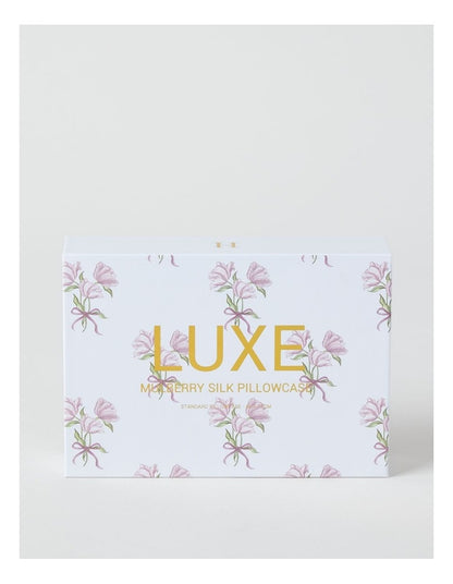 Luxe Silk Pillowcase in Pink Tulip