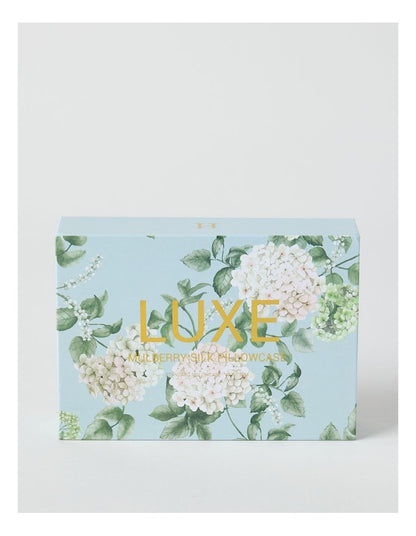 Luxe Silk Pillowcase in Hydrangea