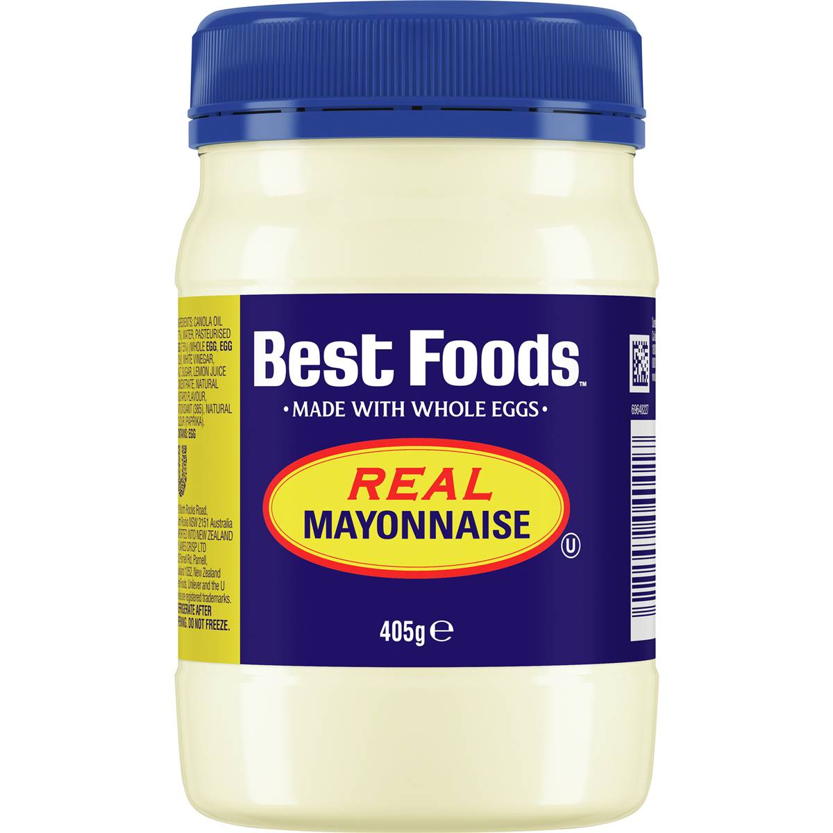 Best Foods Real Mayonnaise Jar 405g