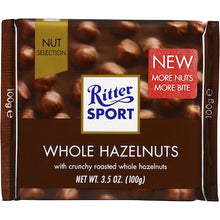 Ritter Sport Whole Hazelnut Chocolate Block 100g