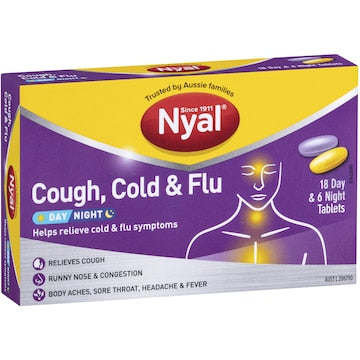 Nyal Tablets Cold And Flu 18 Day & 6 Night 24 pack
