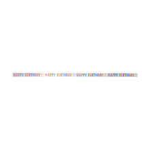 Happy Birthday Foil Banner