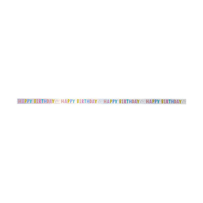 Happy Birthday Foil Banner